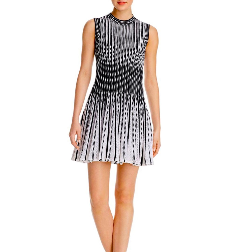 Theory | Knit Novelty Checker Dress